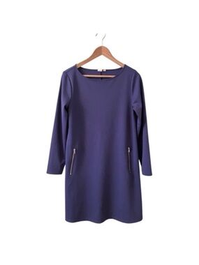 Gap Long Sleeve Blue Shift Dress size 8